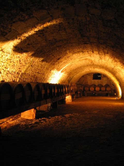 Wine Cellar in the Vaux le Vicomte mansion outside Paris