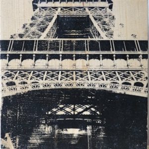 The lacy underside of the Eiffel Tower, Paris, France