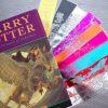 Harry Potter Magic Spells - set of 9 handmade clear bookmarks in various colors of metal foil. Great nerd or geek gift!