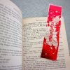 Harry Potter Magic Spells - set of 9 handmade clear bookmarks in various colors of metal foil. Great nerd or geek gift!