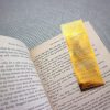 Harry Potter Magic Spells - set of 9 handmade clear bookmarks in various colors of metal foil. Great nerd or geek gift!