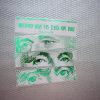 Alexander Hamilton / History Has Its Eyes On You / set of four handmade bookmarks / green metallic foil green gray laminated