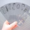 Mercury 7 Astronauts set of 9 handmade NASA space program bookmarks Glenn Grissom Shepard Carpenter Cooper Slayton Schirra Von Braun