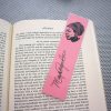 Black women writers bookmarks / set of nine handmade African American portraits poets feminist activists book mark black on pink