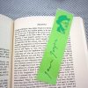 Irish writers bookmarks set of 9 handmade portraits Ireland's famous poets playwrights authors Yeats Joyce Wilde Shaw Behan book mark green