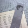 New Yorker bookmarks set of nine handmade portraits of 1920s writers Dorothy Parker EB White Salinger Thurber Nabokov gray silver book marks