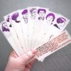 American suffragists bookmarks set of 9 / 19th Amendment votes for women portraits feminist activists voting rights book mark purple orange