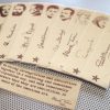 Great American Novelists / 9 bookmark set of handmade portraits / writers authors novelists Melville Kerouac Hemingway Fitzgerald sepia tan