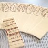 American Library Stamps / 9 bookmark set of librarian marks / researcher Harvard Congress readers PhD ex libris government college sepia tan