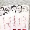 Canadian Poets bookmarks set of 9 / Poetry writers authors of Canada men portraits Service Clarke Purdy Alligator Pie book mark red white