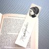 Black Poets bookmarks / set of 9 handmade African American portraits book mark cream Langston Hughes Maya Angelou Gwendolyn Brooks Giovanni