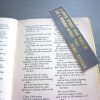 Quotes about lawyers bookmarks / set of nine handmade by writers quotes about the law / gold metal foil on gray Lincoln Choate Dickens