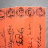 Horror bookmarks / set of nine portraits spooky writers / Stephen King Anne Rice Shelley Lovecraft Poe / Hallowe'en pumpkin black book marks