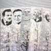 Great Physicists set of 9 handmade bookmarks physics scientists Einstein Heisenberg Dirac Bohr Feynman Galileo Isaac Newton Maxwell e=mc2