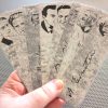 Great Physicists set of 9 handmade bookmarks physics scientists Einstein Heisenberg Dirac Bohr Feynman Galileo Isaac Newton Maxwell e=mc2