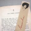 Second Wave Feminist bookmarks / set of nine handmade portraits poets feminist activists writers book mark red linen Greer Friedan Steinem