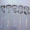 Manhattan Project set of 9 handmade bookmarks nuclear physicist scientist atomic age bomb Los Alamos Feynman Szilard Oppenheimer Fermi Bethe