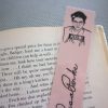 Civil Rights women bookmarks / set of nine handmade African American portraits Black activists book mark Rosa Parks black blush pink