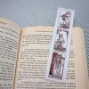 Tarot set of 9 handmade bookmarks cards brown foil on white mysticism fortune telling divination cartomancy deck major arcana occult empress