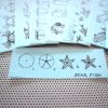 How to Draw the Sea / 9 bookmark set of antique step illustrations for kids / retro drawing lesson starfish boat fish star birds crab duck