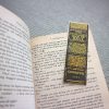 Harry Potter set of 9 handmade bookmarks of Magic Spells in various metallic colors of foil. Great nerd or geek gift!