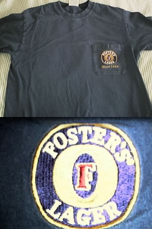 Foster's Lager Embroidered