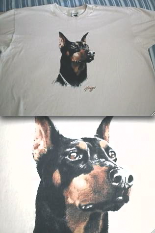 Doberman Pinscher Painting