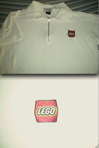 Children's Lego Zipper Embroidered Golf Shirt