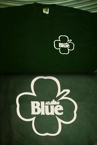 Labatt's Blue GREEN St Patricks Shamrock