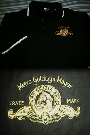 Metro Goldwyn Mayer Studio MGM Embroidered