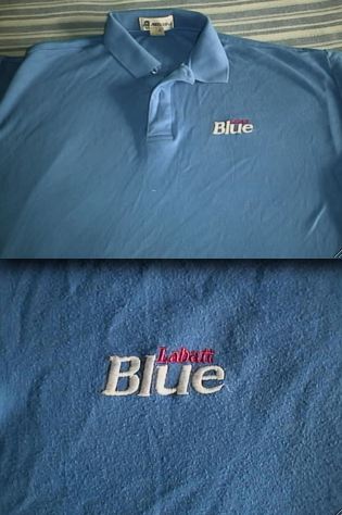 Labatt Blue Plain Logo Polo