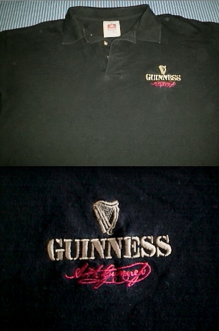 Guinness Gold and Red Embroidered